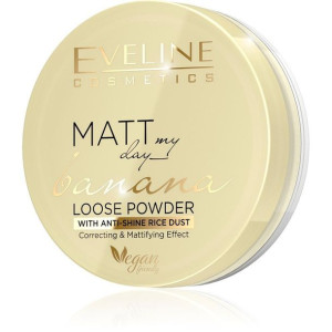 Eveline Matt My Day Puder sypki korygująco-matujący Banana - Vegan Friendy