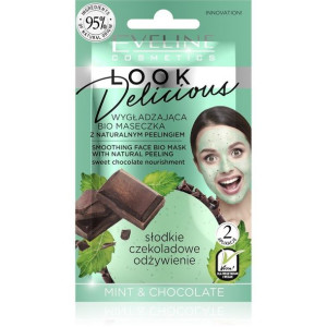Eveline Look Delicious Wygładzająca Bio Maseczka z naturalnym peelingiem -