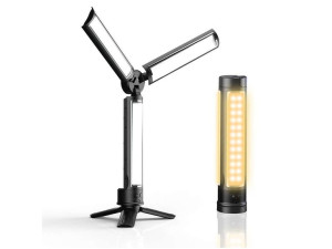 Składana lampa Apexel LED APL-FL05 statyw z pilotem Czarny
