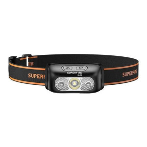 Latarka czołowa Superfire HL05, 220lm, USB