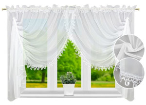 Firana Gotowa 400x150 Firany Firanka Biała