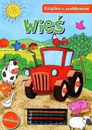 Wieś. Książka z szablonami
