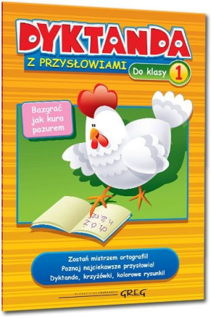 Dyktanda z przysłowiami do klasy 1. Kolorowe ilustracje
