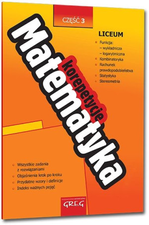 Matematyka - korepetycje - liceum, część 3