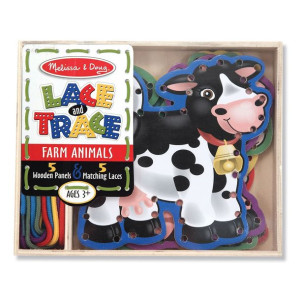 Melissa and Doug Drewniana zabawka edukacyjna Farma