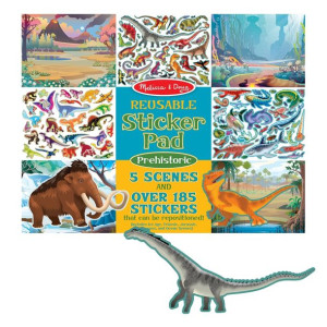 Melissa and Doug Naklejki wielokrotnego użytku Prehistoria