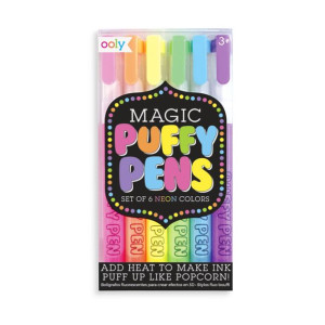 Ooly Flamastry Puchnące z Efektem 3D Magicznie 6 szt.