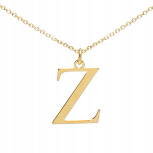 Złoty łańcuszek celebrytka literka Z - pr. 333