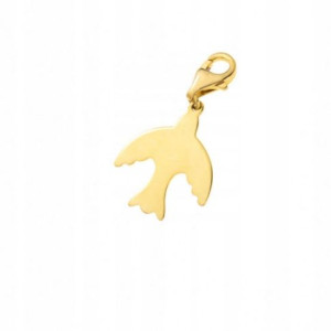 Zawieszka złota jaskółka pr 585-charms
