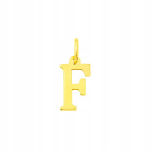 Zawieszka złota Literka "F" pr. 585
