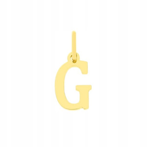 Zawieszka złota Literka "G" pr. 585