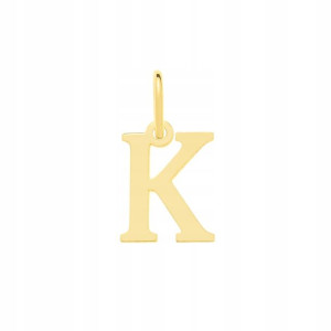 Zawieszka złota Literka "K" pr. 585