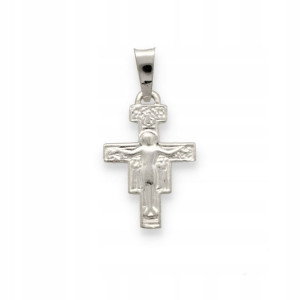 Srebrny krzyżyk Św. Franciszka - pr. 925