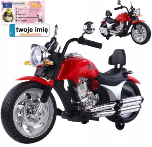 Chopper Motor Na Akumulator Dla Dzieci Led Muzyka