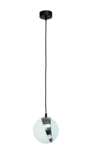 Elfa lampa wisząca czarna nikiel 1713 EL 1 cz/ni Jupiter