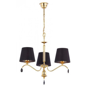 Egida lampa wisząca czarna mosiądz 1794 EG 3 ms Jupiter