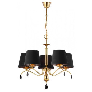 Egida lampa wisząca czarna mosiądz 1795 EG 5 ms Jupiter