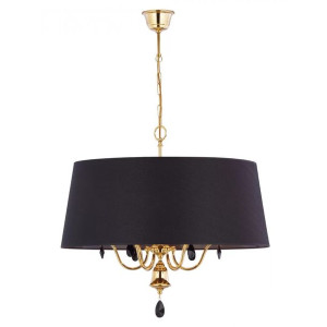 Egida lampa wisząca czarna mosiądz 1796 EG 6 ms Jupiter