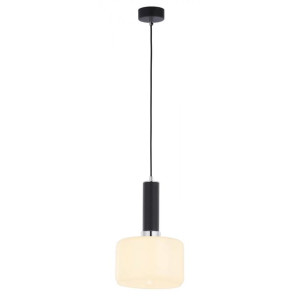 Vanes lampa wisząca czarna chrom biały klosz 1861 VA1 ch/bi Jupiter