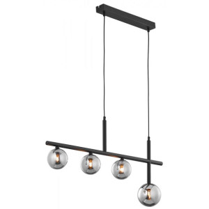Neptun lampa wisząca czarna szklane kule 1908 NT 4 cz/dy Jupiter