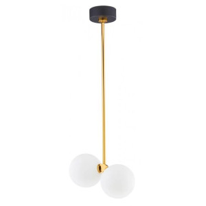 Luna lampa sufitowa czarno złota 1918 LU2 MS Jupiter