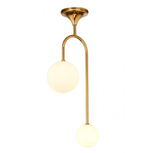 Selen lampa sufitowa mosiądz 1940 SL2 MS Jupiter