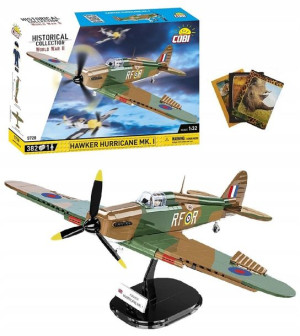 Cobi 5728 Hawker Hurricane Mk.i 382 Kl. + Gratis Zeszyt