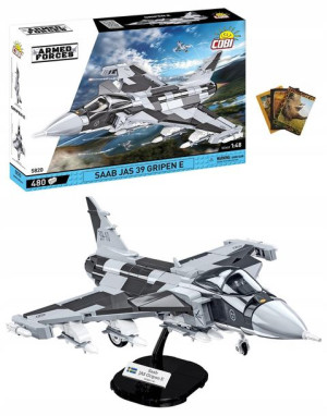 COBI 5820 Saab JAS 39 Gripen E ARMED FORCES + Gratis Zeszyt