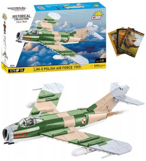 Cobi 5824 Samolot Lim-5 Polish Ari Force 1959 + Gratis Zeszyt