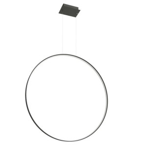 Lampa wisząca LED Rio 110 czarny ring 3000K TH.122 - Thoro