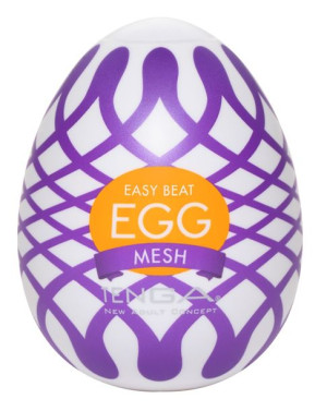TENGA Masturbator - Jajko Egg Mesh rozciągliwe