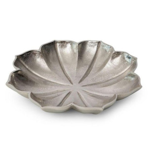 Patera Dekoracyjna Sara (01) 33x33x6 Cm Srebrny