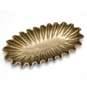Patera Dekoracyjna Karen (04) 49x25x5 Cm Złoty