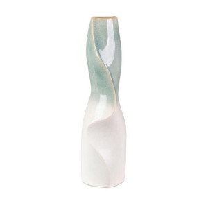 Wazon Dekoracyjny Liana (01) 14x13x47 Cm Kremowy