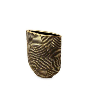 Wazon Dekoracyjny Emmi (02) 18x8x24 Cm Czarny