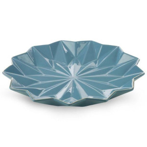 Patera Dekoracyjna Alani 33x33x4 Cm Niebieski