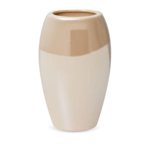Wazon Dekoracyjny Simona6 (02) 14x10x24 Cm Beżowy