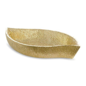 Patera Dekoracyjna Tobi (06) 31x17x4 Cm Złoty