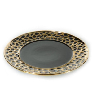 Patera Dekoracyjna Madlen (4) (fi) 30x2 Cm Czarny