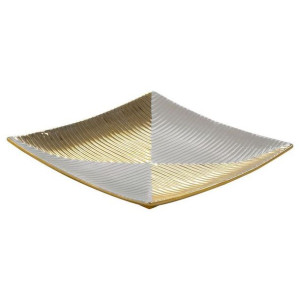 Patera Dekoracyjna Rakel (01) 28x28x5 Cm Beżowy