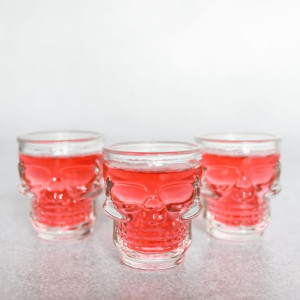 Kieliszki Czaszka 45 ml komplet 3 szt