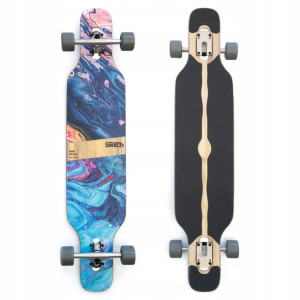 SWITCH Longboard TWIN Abstract Zestaw freestyle