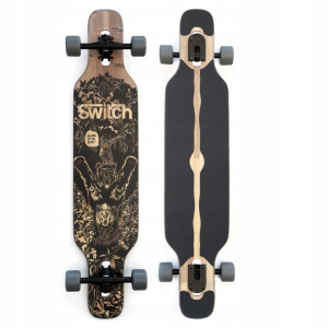 SWITCH Longboard TWIN Bear freestyle zestaw kółka