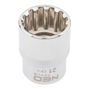 Nasadka 1/2" Spline 21mm Neo 08-593