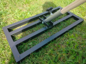 RĘCZNY NIWELATOR TERENU levelawn level rake 90 cm