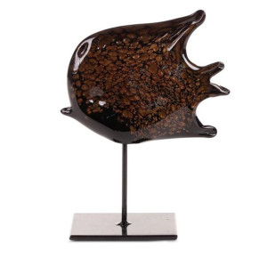 Szklana Figurka Dekoracyjna Greta (01) 16x6x21 Cm Czarny