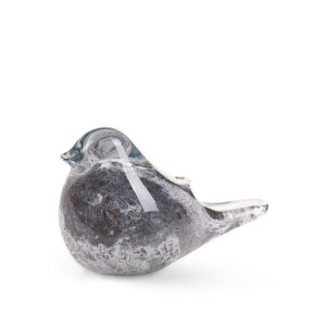 Szklana Figurka Dekoracyjna Iva (01) 12x6x8 Cm Stalowy
