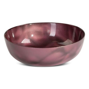 Szklana Misa Dekoracyjna Nikol (fi) 27x9 Cm Burgundowy