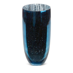 Szklany Wazon Dekoracyjny Molly (fi) 16x38 Cm Niebieski