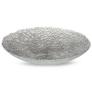 Szklana Misa Dekoracyjna Aida (02) (fi) 40x8 Cm Czarny